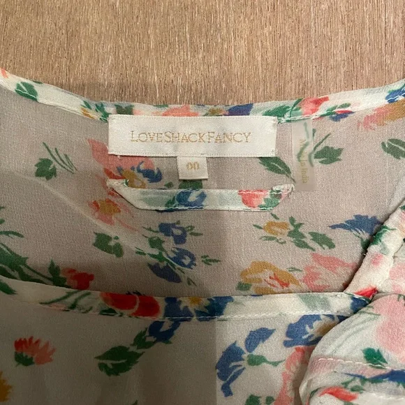 LoveShackFancy Kimbra Floral Tiered and ruffled
Mini Dress - Picture 5 of 5